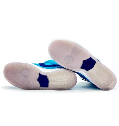 Bq6817-400 Nike Sb Dunk Low Pro Blue Fury Deep Royal Navy Silver