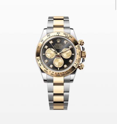 Rolex Daytona 2024 Steel And Gold Daytona Black Diamond Dial Unworn Box And Papers 126503