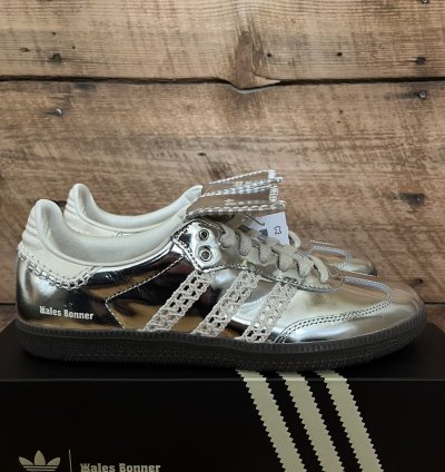 Adidas Wales Bonner Samba Silver Metallic Gum Ig8181