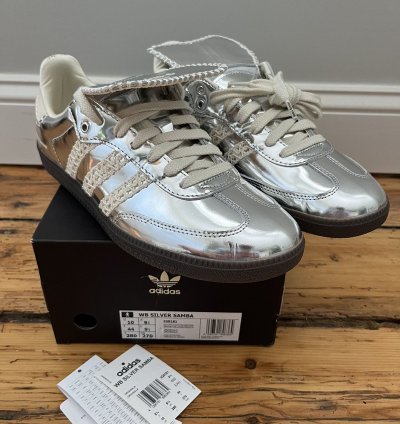 Adidas Wales Bonner Samba Silver Metallic Gum Ig8181