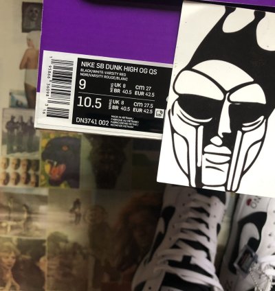 Supreme Nike Sb Dunk High Og Qs By Any Means Us 9 0