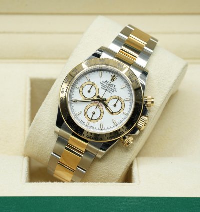Rolex Daytona 2024 Steel And Gold Daytona White Dial Unworn Box And Papers 126503