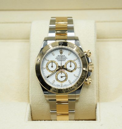 Rolex Daytona 2024 Steel And Gold Daytona White Dial Unworn Box And Papers 126503