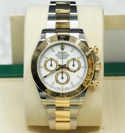 Rolex Daytona 2024 Steel And Gold Daytona White Dial Unworn Box And Papers 126503