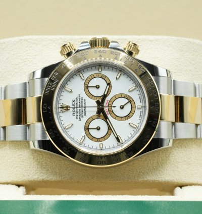 Rolex Daytona 2024 Steel And Gold Daytona White Dial Unworn Box And Papers 126503