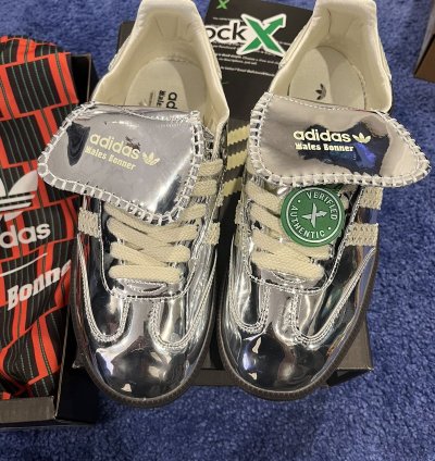 Adidas Wales Bonner Samba Silver Metallic Mens
