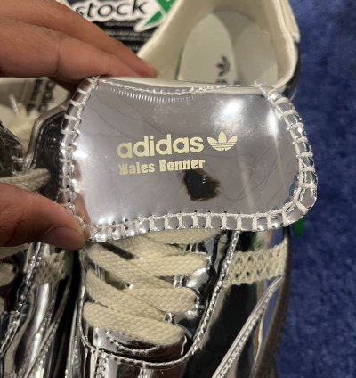 Adidas Wales Bonner Samba Silver Metallic Mens