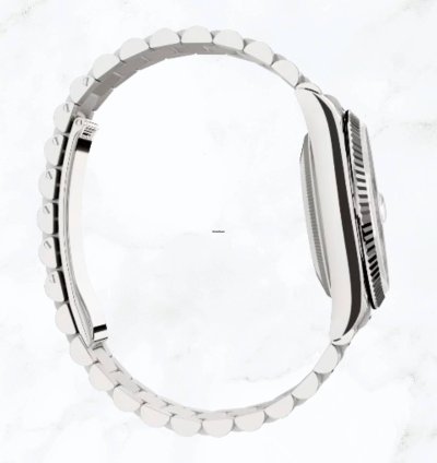 Rolex Day-date 36 White Gold Silver Dial 128239 new Unworn
