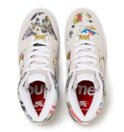 Supreme Nike Sb Dunk High Rammellzee size 12