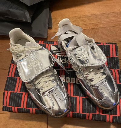 Adidas Wales Bonner Samba Sneakers Silver