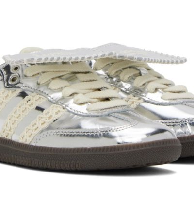 Adidas Wales Bonner Samba Sneakers Silver