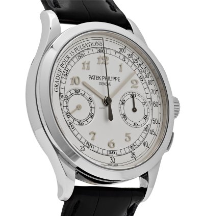 Patek Philippe Chronograph 5170g-001 White Gold White Dial