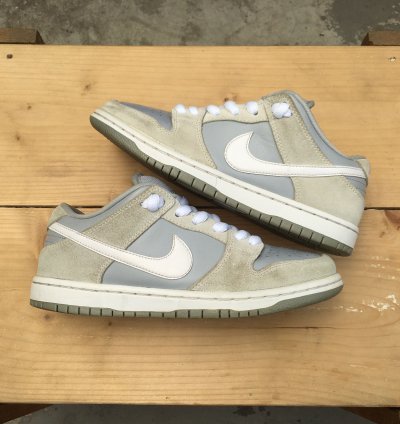 Rare Nike Sb Dunk Low Pro Summit White Wolf Grey