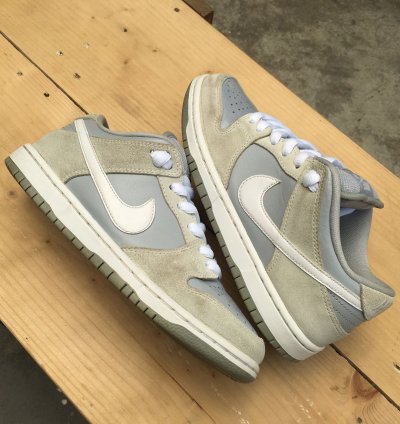 Rare Nike Sb Dunk Low Pro Summit White Wolf Grey