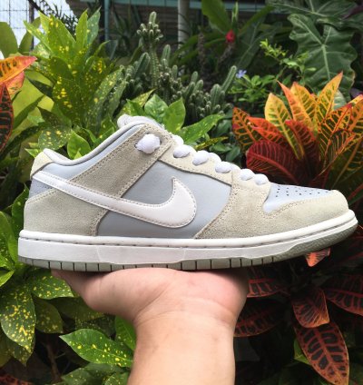 Rare Nike Sb Dunk Low Pro Summit White Wolf Grey