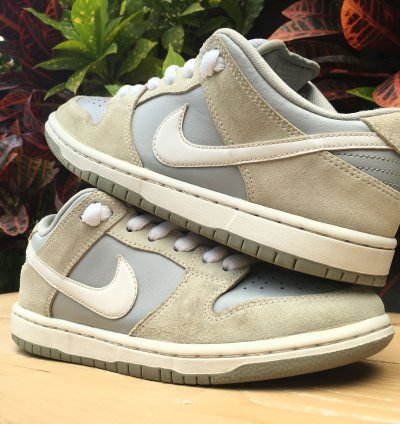 Rare Nike Sb Dunk Low Pro Summit White Wolf Grey