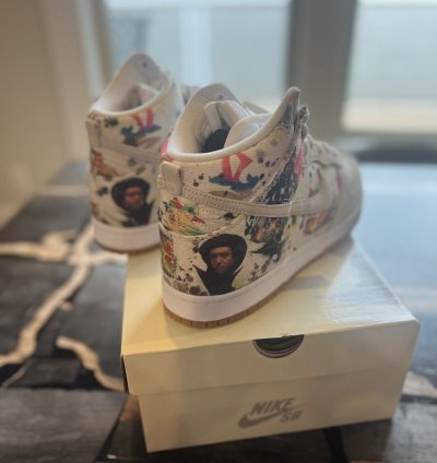 Supreme Nike Sb Dunk High Rammellzee Size 12