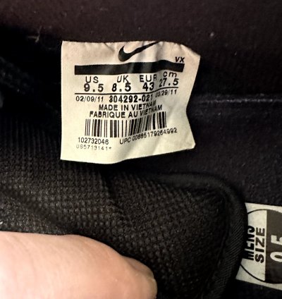 Rare Nike Sb Dunk Low Space Jam Patent Black 304292-021