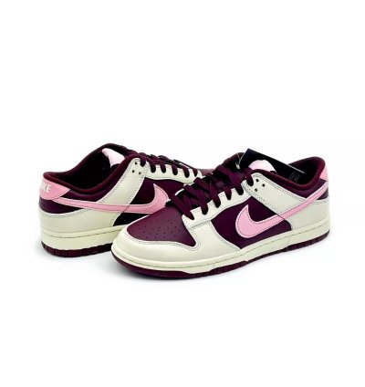 Dr9705-100 Nike Dunk Low Valentines Day 2023 Sail Beige Pink Brown Chocolate
