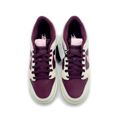 Dr9705-100 Nike Dunk Low Valentines Day 2023 Sail Beige Pink Brown Chocolate