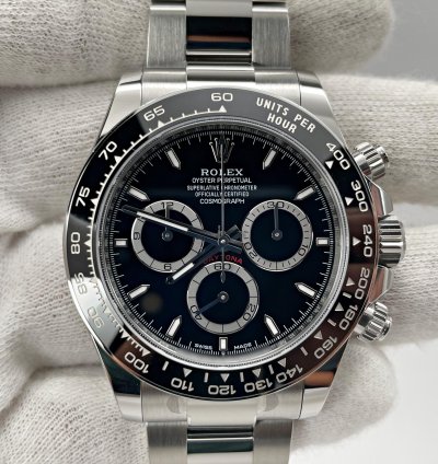 Rolex Daytona 2025 New Black Dial 126500ln