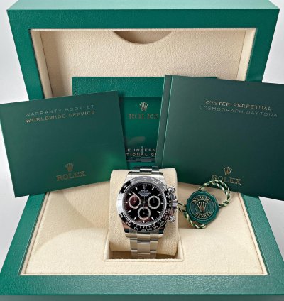 Rolex Daytona 2025 New Black Dial 126500ln