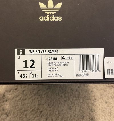 Adidas Wales Bonner Silver Samba