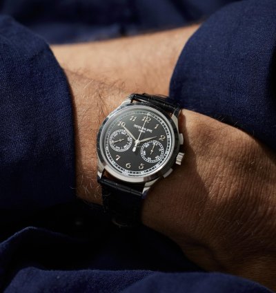 Patek Philippe Chronograph 5170g-010 Black Dial 2017 White Gold Unpolished Full Set