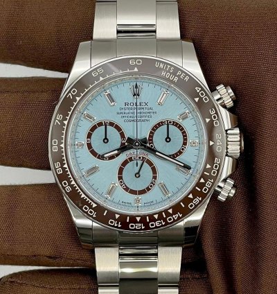 Rolex Daytona 2025 New Platinum Daytona 40mm Diamond Markers 126506-0002