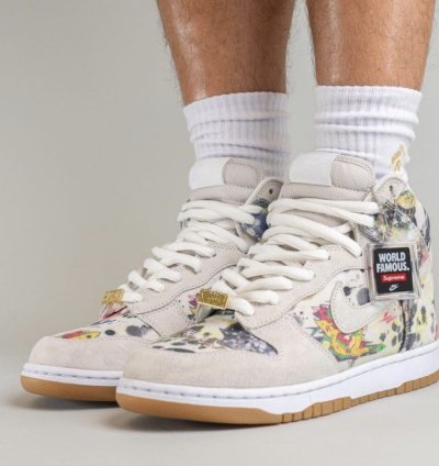 Supreme Nike Sb Dunk High Supreme Rammellzee