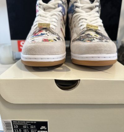 Supreme Nike Sb Dunk High Supreme Rammellzee