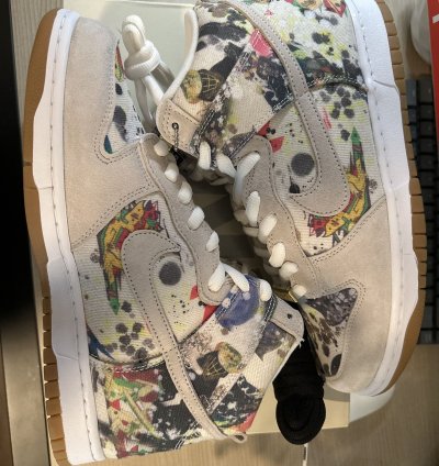 Supreme Nike Sb Dunk High Supreme Rammellzee