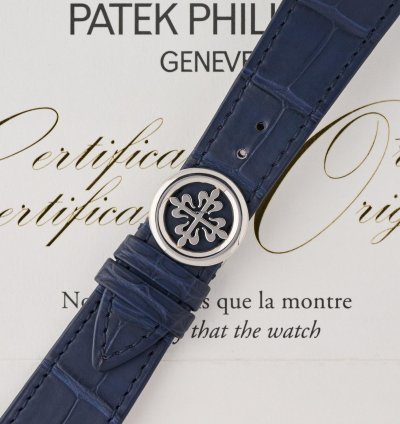 Patek Philippe Chronograph 5170p - Blue Dial With Baguette Diamond Indexes - Full Set - Mint Condition