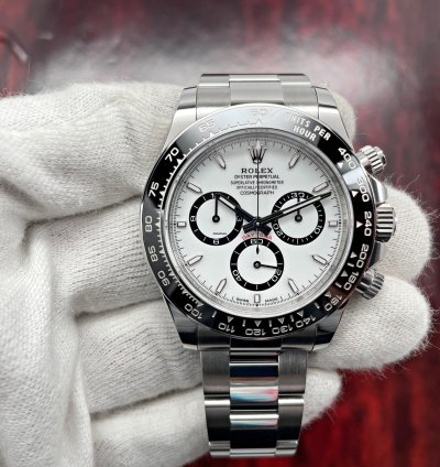 Rolex Daytona 2025 New White Dial Panda 126500ln
