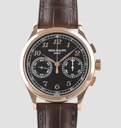 Patek Philippe Chronograph 5170r Chronograph 18k Rose Gold Black Dial