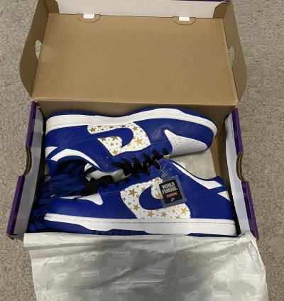 Supreme Nike Sb Dunk Low Blue