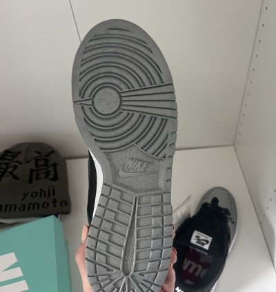 Supreme Nike Sb Dunk Low Jewel Swoosh Silver