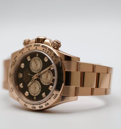 Rolex Daytona 2025 Rose Gold Daytona Black Diamond Dial Unworn 126505