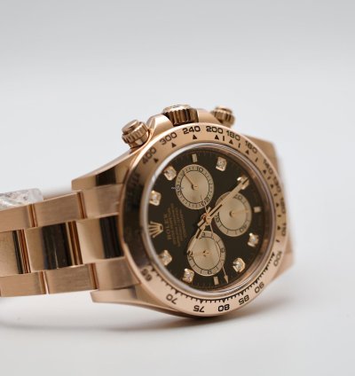 Rolex Daytona 2025 Rose Gold Daytona Black Diamond Dial Unworn 126505
