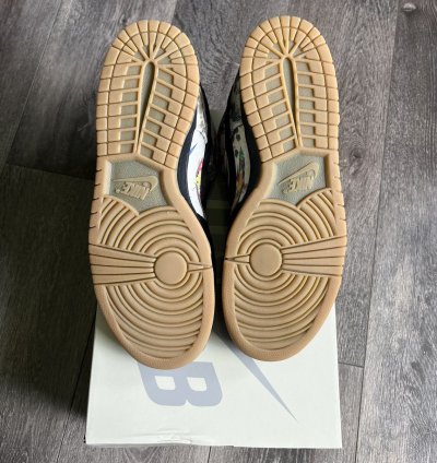 Supreme Nike Sb Dunk Low Og Rammellzee Shoes 9 5 Fd8778-001