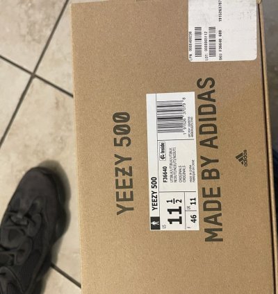 Adidas Yeezy 500 Black