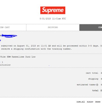 Supreme Nike Sb Dunk Low Rammellzee