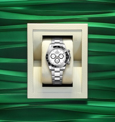 Rolex Daytona 2025 Unworn Daytona Stainless Steel Panda White Subdial