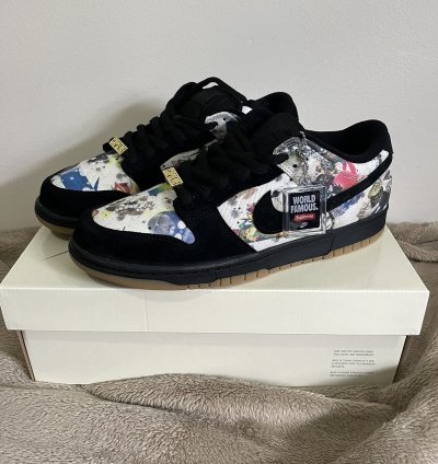 Supreme Nike Sb Dunk Low Rammellzee 9 5