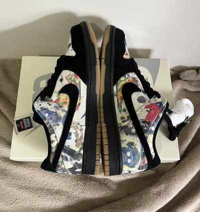 Supreme Nike Sb Dunk Low Rammellzee 9 5