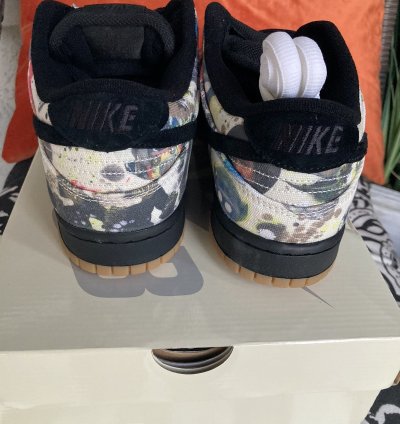 Supreme Nike Sb Dunk Low Rammellzee Size 10 Black Fd8778-001
