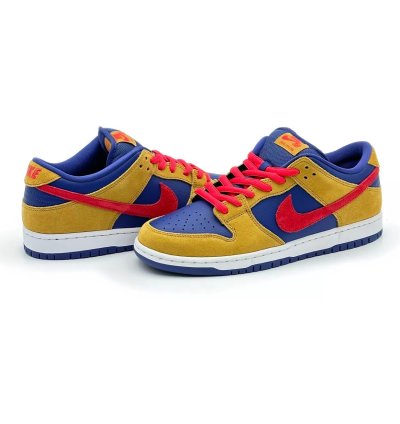 Nike Sb Dunk Low Pro Wheat Purple Reverse Papa Bear Red