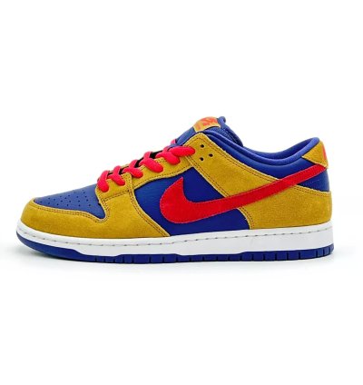 Nike Sb Dunk Low Pro Wheat Purple Reverse Papa Bear Red