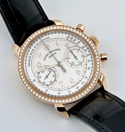 Patek Philippe Chronograph 7150 250r-001 Rose Gold Silver Dial 2022