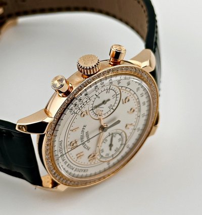 Patek Philippe Chronograph 7150 250r-001 Rose Gold Silver Dial 2022